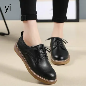 

yi new 2020 spring and autumn casual shoes leather fashion Comfortable flats men's shoes