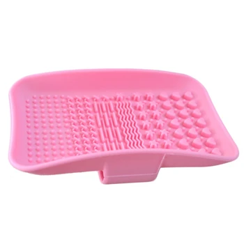 

Silicone Brush Cleaning Tool Soap Dish Shaped Cosmetic Cleaner Washing Brushes Cleanser Clean Beauty Essentials