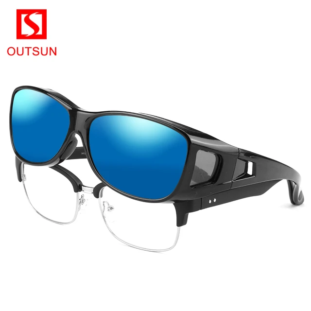 Sport Prescription Sunglasses Men  Polarized Fit Overs Sunglasses - Brand  Over-fit - Aliexpress