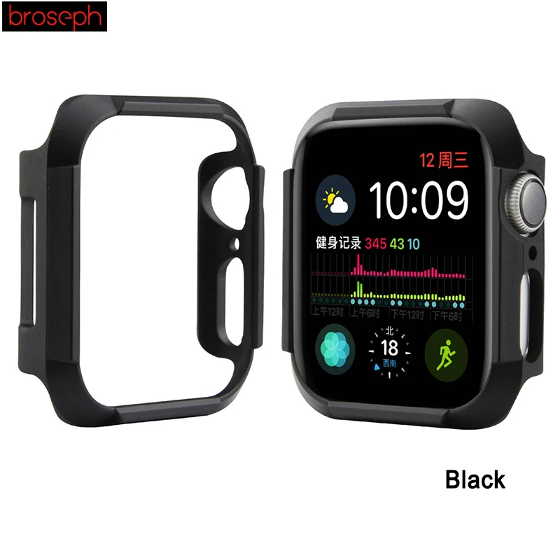 Защитная рамка корпуса для iWatch 4 44 мм 40 мм ПК Чехлы для часов для Apple watch Series 4 Обложка Аксессуары для часов
