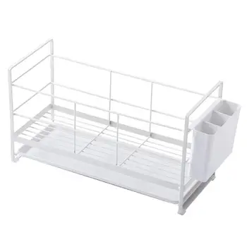 

1 Pc Multifunctional Stainless Steel Kitchen Dish Drying Rack Storage Rack