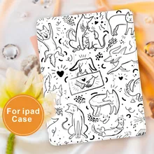 

lovely Puppy Series For Air 4 Silicone Case for iPad Pro 2020 10.5 10.2 inch 8th Generation 7th 12.9 inch Automatic Wake Up