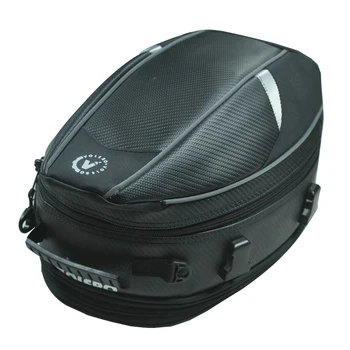 

Durable Rear Seat Motorcycle Tail Bag Waterproof Cover Helmet Storage Portable With Strap Tank Backpack Riding Luggage Travel