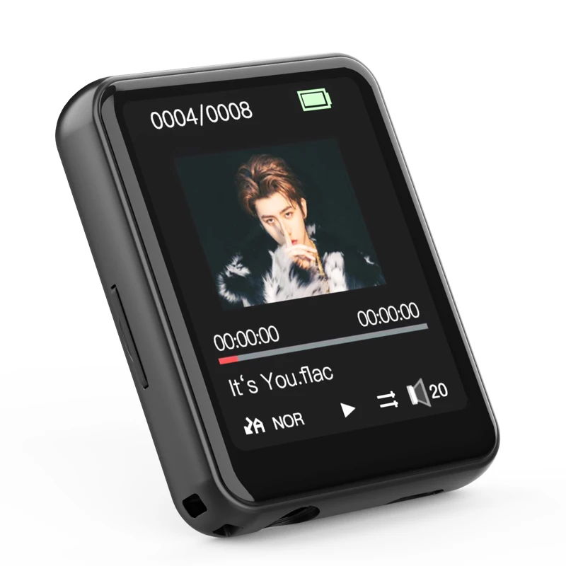 New RUIZU metal Bluetooth MP4 player full touch screen built-in speakers radio recording e-book Music video playback