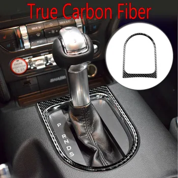 

Trim Gear Shift Panel Cover For Ford Mustang 2015-2018 Black Waterproof Decorative Car Durable