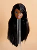 Rare Limited Gold Hair Doll Toy Head Princess Black Skin Doll Good Head Girl DIY Dressing Hair Toys Favorite Collection ► Photo 2/6