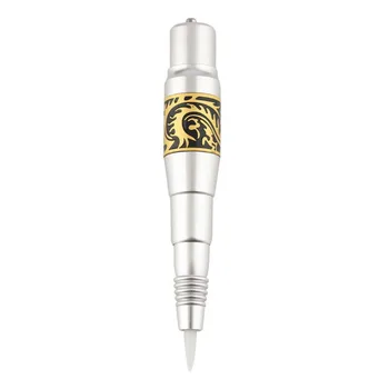 

DropShipping High Quality Permanent Makeup Tattoo Eyebrow Pen Machine 50 Needles Tips Power Supply Set US Plug White Beauty New