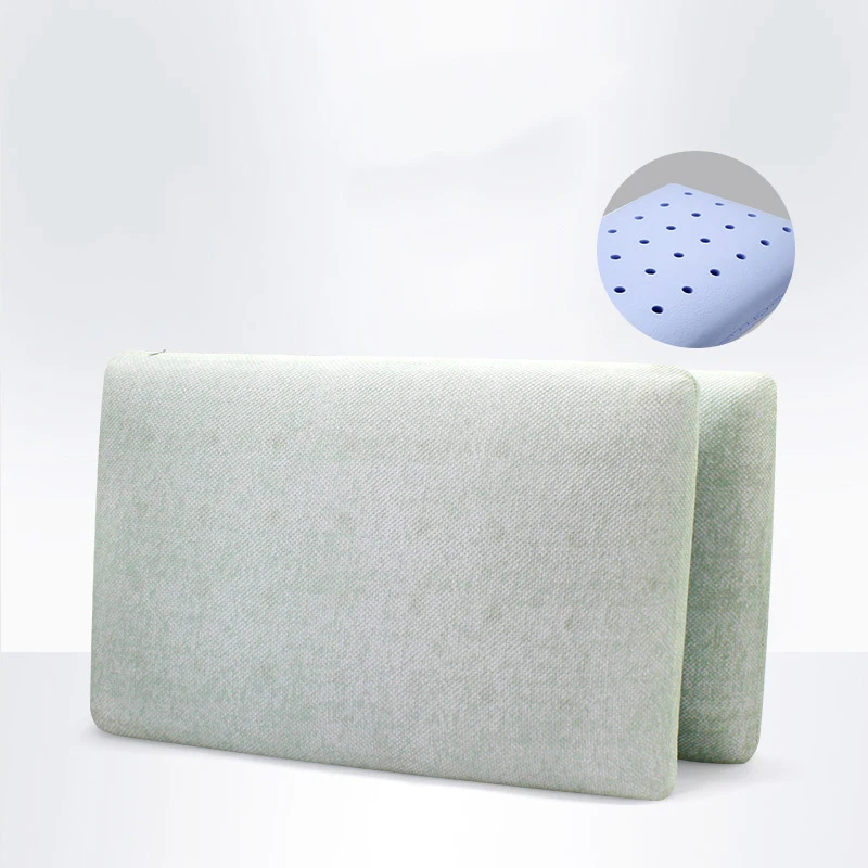 Matcha green 2 шт. Ортопедическая подушка для сна из пены с эффектом памяти Удобная подушка для защиты шейки шеи облегчение боли в плечах Подушка для сна - Цвет: Matcha green