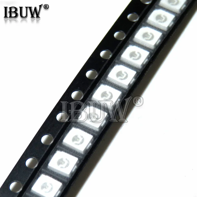 100 шт. супер яркий 3528 1210 SMD LED красный зеленый синий желтый белый УФ лед