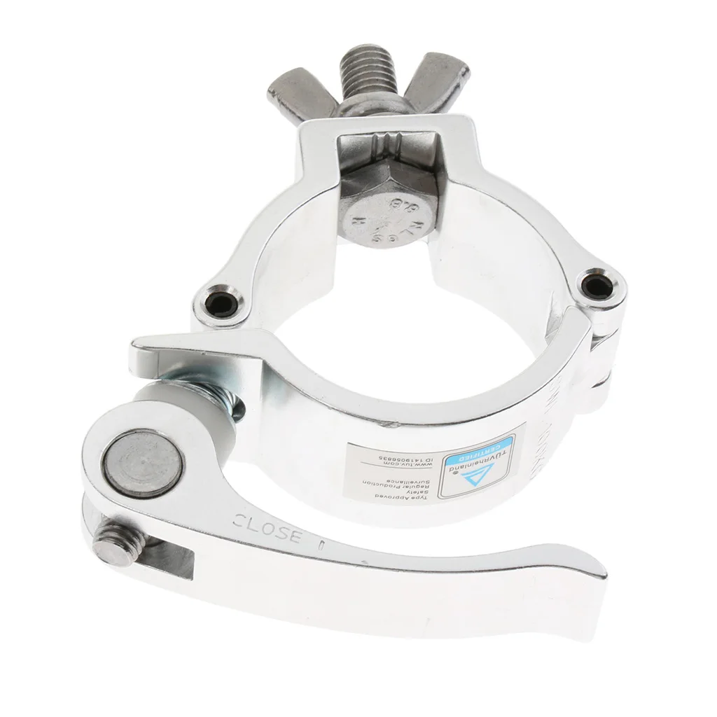 Small Aluminum  Hook Clamp Truss Clamp Fit 48mm-51mm OD Tubing