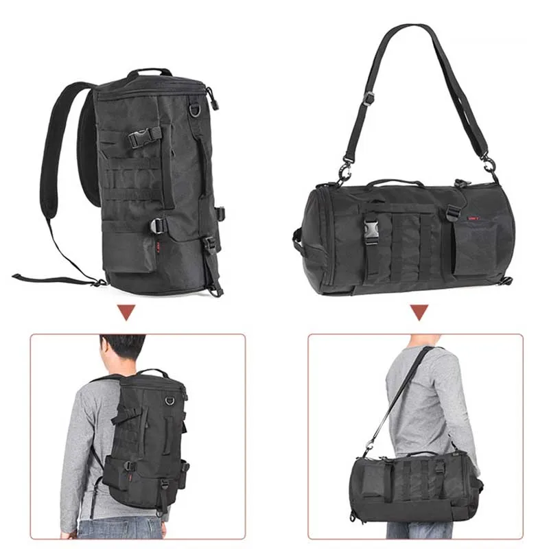 Heavy Duty Fishing Tackle Backpack Rucksack Outdoor Shoulders Bag 45x26x26cm
