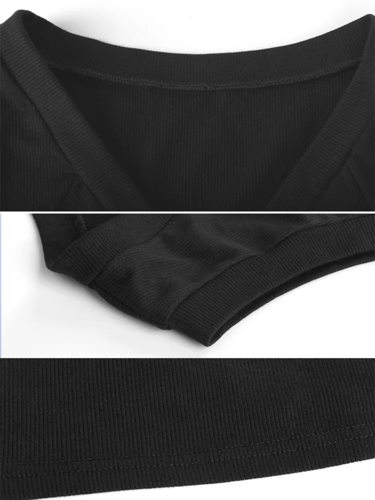 Summer Sexy Crop Tops Women Deep V Neck Corss Bandage Camis Sweatshirt Tank Bodybuilding White Vest Top Woman Club Bodycon