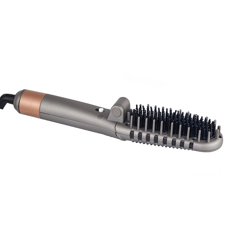 ABRA-Mini Folding Electric Straight Hair Comb Straightener Straight Hair Artifact Beard Comb Multifunctional Curling Hair Comb