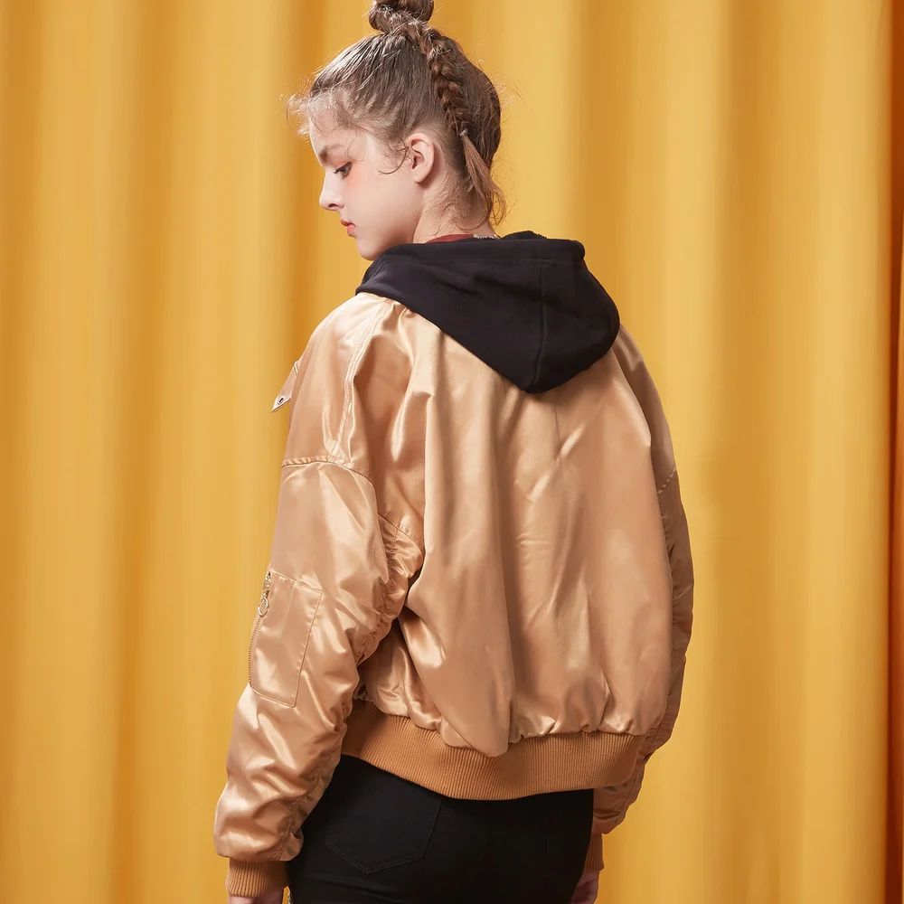 discounted Metersbonwe Fashion Windbreaker Women Coats Long Sleeve Jackets Bomber Short paragraph Jacket Femal