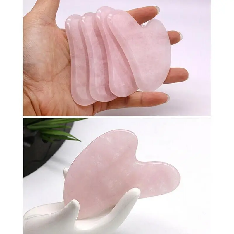 Gua Sha Board Natural Stone Scraper V Shape Face Lifting Firming Tools Chinese Gua Sha Tools For Face Neck Back Body Therapy