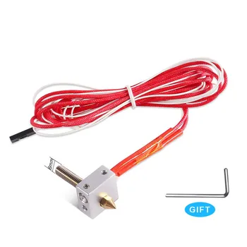 

MK8 Extruder Throat Heater 1.75mm/0.4mm Hotend Kit Nozzle Extruder Heater Block For Anet A2 A8 sFor 3D Printer Parts