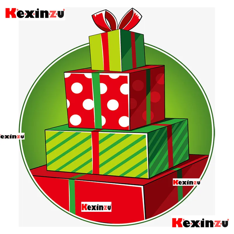 kexinzu Full Square/Round 5D DIY Diamond Painting Cross Stitch 3D Embroidery Mosaic Diamondpainting Christmas Greeting Card Gift - Color: 24