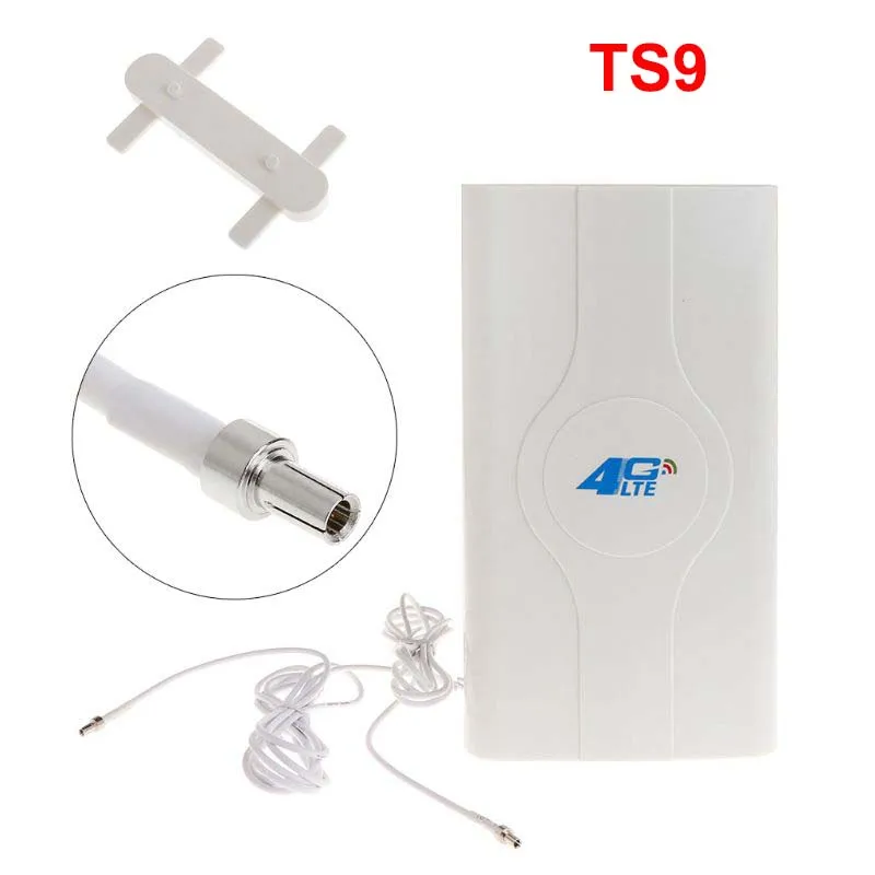 2 TS9 SMA CRC9 разъем Крытый пылающий Быстрый 3g 4G 88dBi LTE MIMO мобильная антенна 700 МГц-2600 МГц 2 м кабель - Цвет: 2