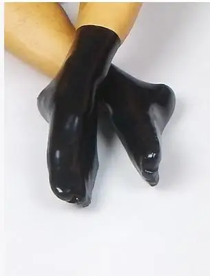 Handmade Unisex 0.4mm Transparent Latex Rubber Socks Customize
