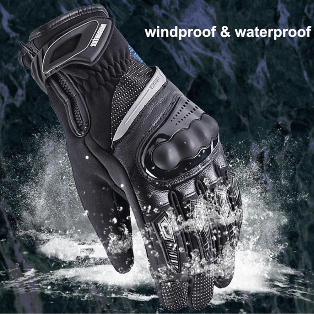 Masontex зимние Мотоциклетные Перчатки Водонепроницаемые Guantes Moto мужские перчатки для мотокросса мотоциклетные перчатки с сенсорным экраном