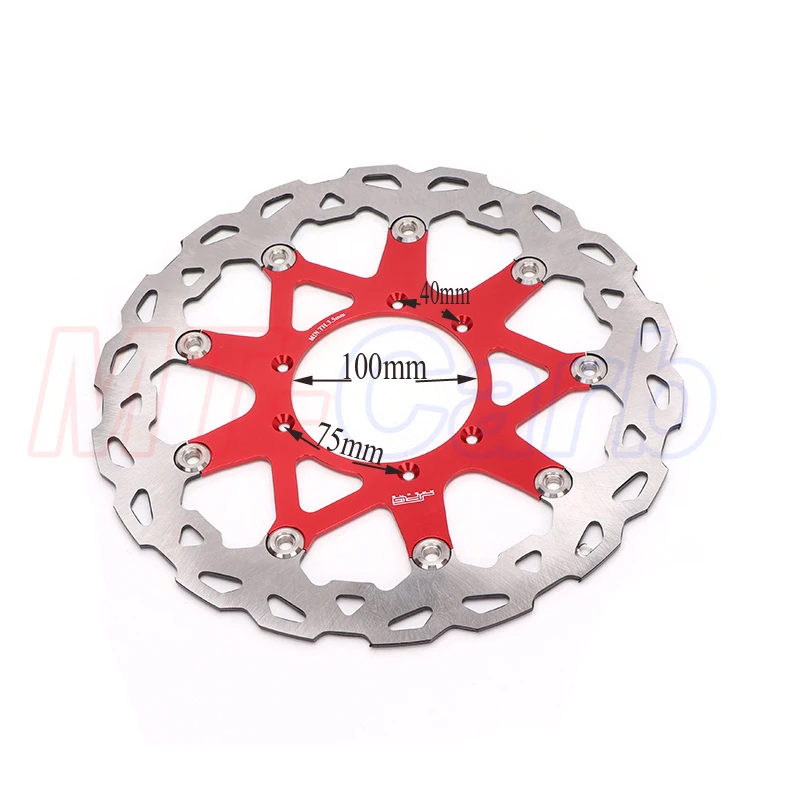 

320MM Oversize Front Floating Brake Disc Rotor For HONDA CR CRF CR125 CR250 CRF250R CRF250X CRF450X CRF450R Motocross Enduro