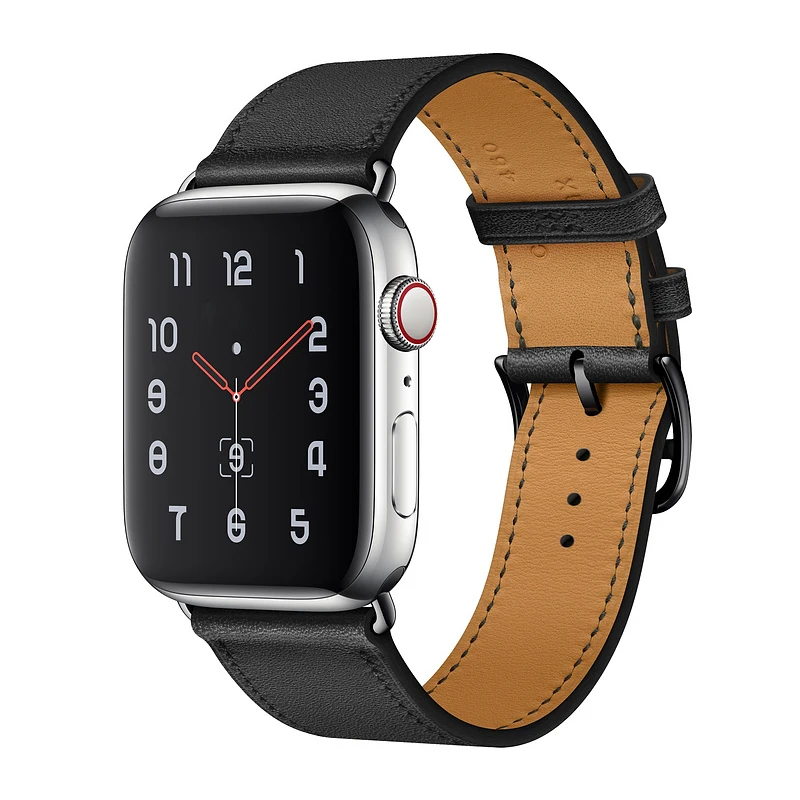 Одиночный Тур ремешок для apple watch ремешок 44 мм 40 мм кожаный iwatch ремешок 42 мм 38 мм браслет ремешок для apple watch 5 4 3 2 1