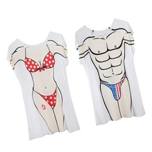 2 шт. женский бикини в горошек Флаг США накидка футболка Топы пижамы