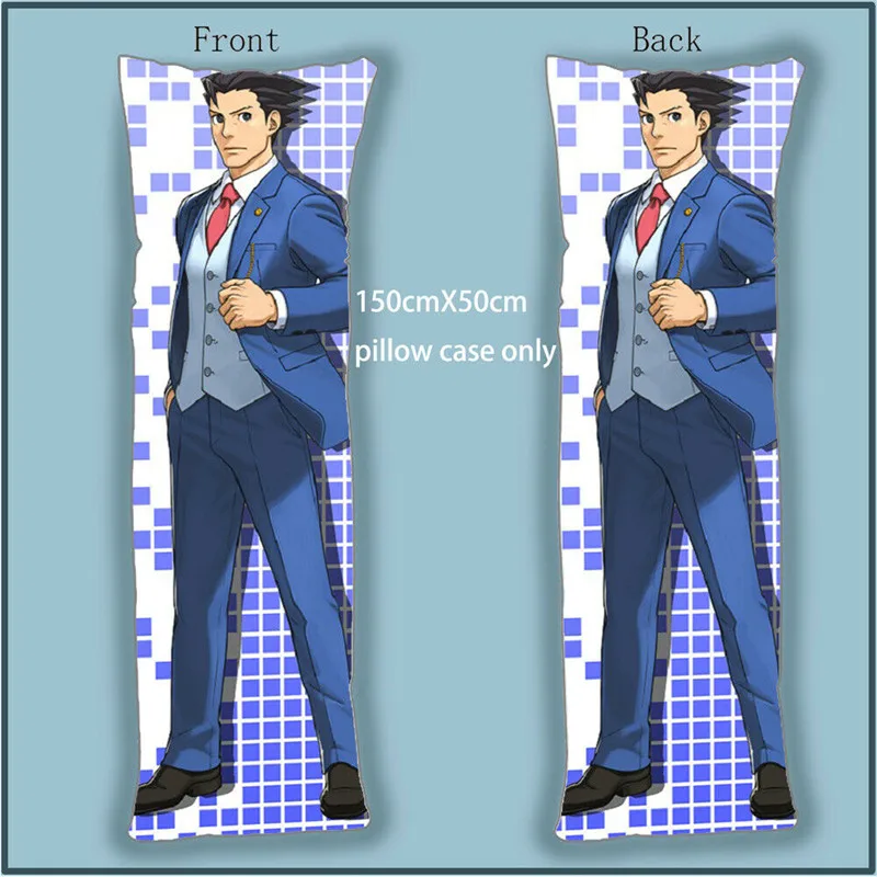 Декоративная наволочка Dakimakura для тела чехол подушки Gyakuten Saiban Ace адвокат Феникс