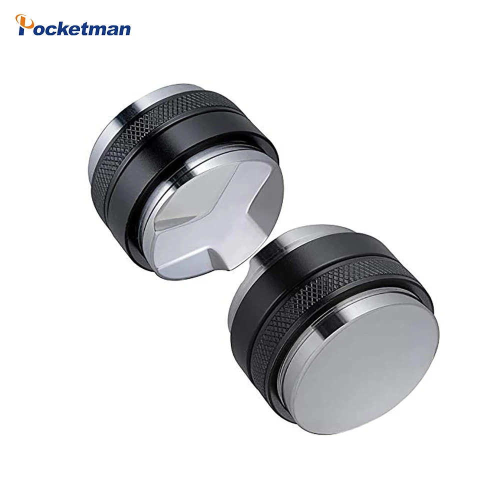 US $25.93 1pcs 53mm Coffee Distributor T er Dual Head Coffee Leveler Fits For 54mm Breville Portafilter Adjustable T ers