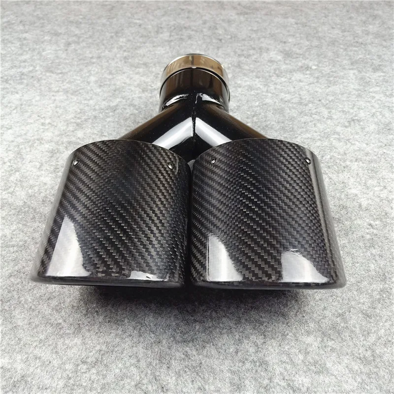 Oval Shape exhaust Tips muffler nozzles For Akrapovic Carbon Stainless Steel Exhaust system Tail pipes