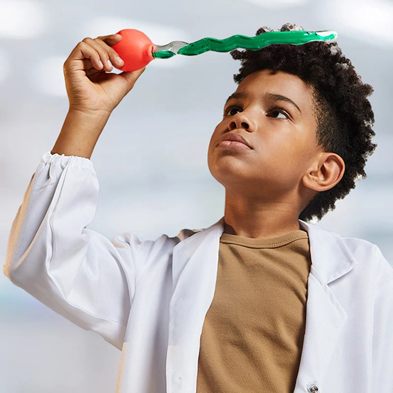 Kit de ayuda para la enseñanza en Laboratorio de Ciencia para niños, juguetes educativos para niños, herramientas químicas, juguetes de tallo, Juguetes Divertidos de aprendizaje para interior - 3