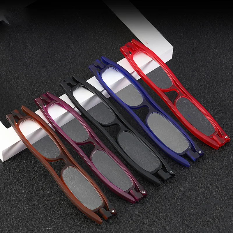 

Reading Glasses 360 Degree Rotating Folding Men Women Unisex Presbyopic Glasses Foldable Eyeglasses Magnifier Gift For Parents
