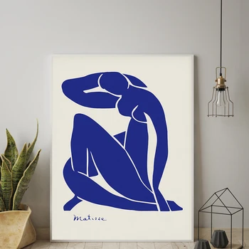

Abstract Home Decoration Canvas Art Painting French Henri Matisse Blue Nude Posters Hd Print Wall Picture For Living Room Decor
