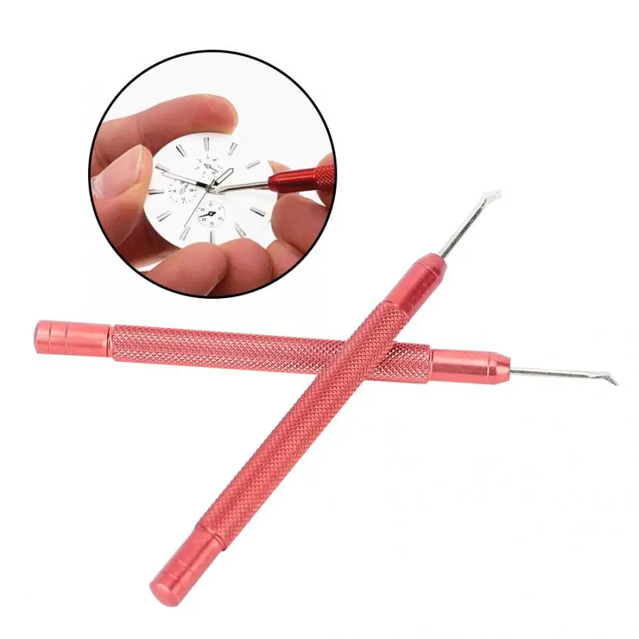

2pcs Watch Hands Press Setting Fitting Removing Tool for Watch Making Repairing