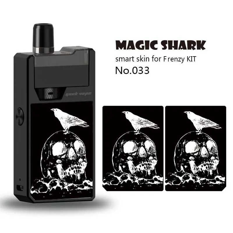 Magic Shark череп ковбоя панк водонепроницаемый чехол из ПВХ пленка Pod наклейка для