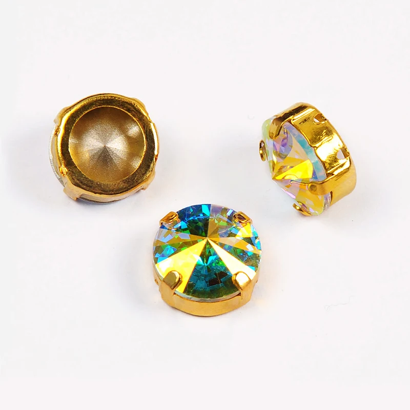 Yanruo 1122 стакан Rivoli Strass хрустальные маскарадные камни металлическая установка DIY