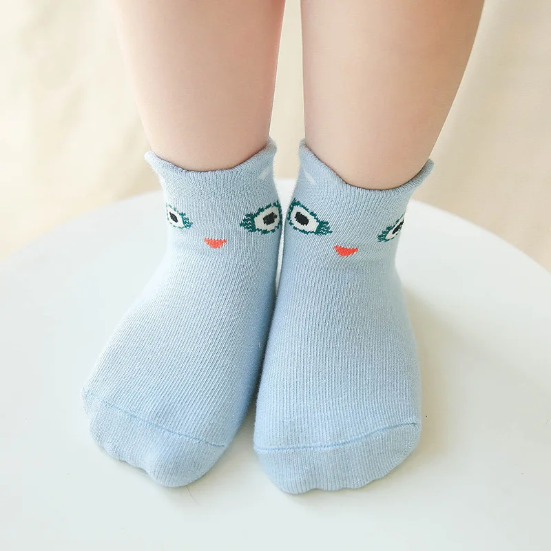 CHILDREN'S Socks GOUGOUSHOU Babies' Socks Spring Cotton Socks Boneless Cartoon Men And Women Baby No-show Socks qi ri wa