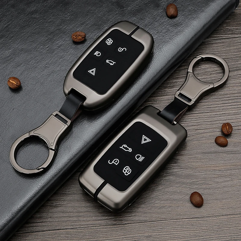 

Metal Car Key Case Cover Set For Land Rover A9 Range Rover Sport 4Evoque Freelander 2 Discovery for Jaguar XE XJ XJL XF C-X16