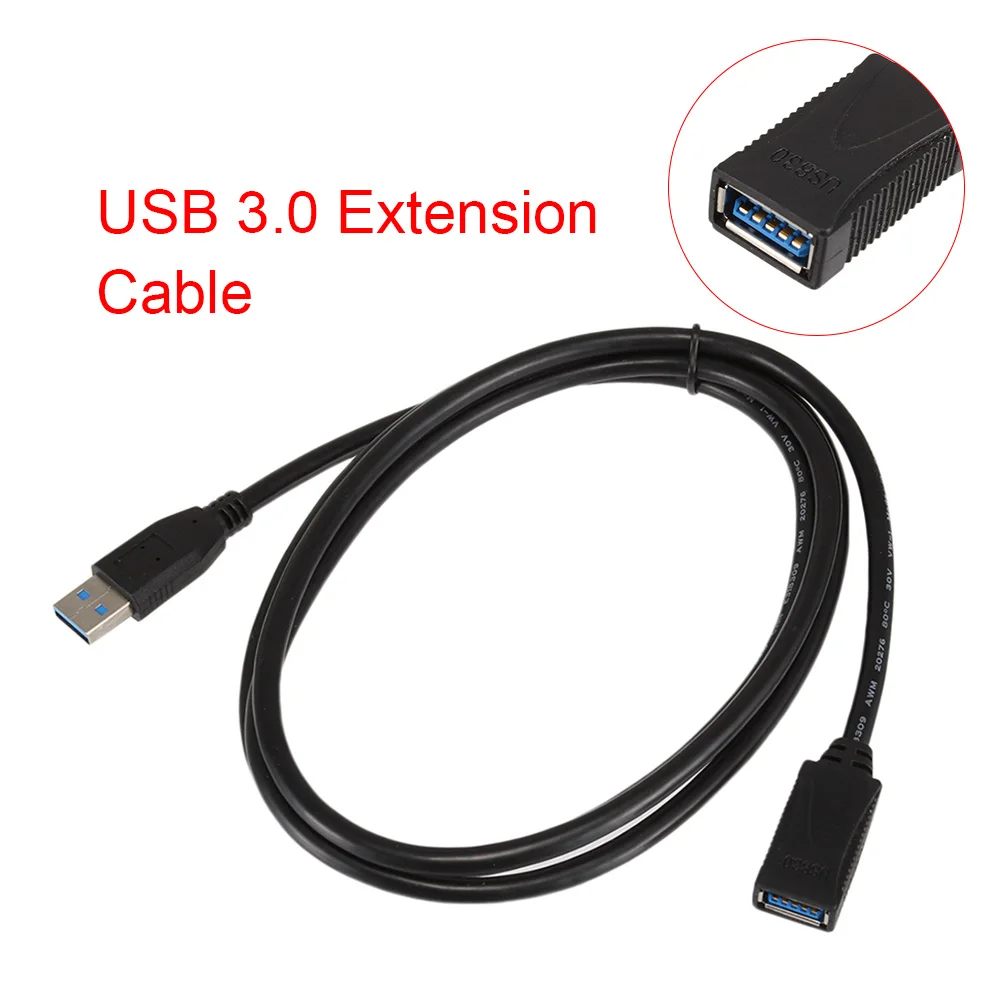 0,3/0,5/1/1,5/3/5 m USB3.0 мужского и женского пола удлинитель Кабель для принтеров Аксессуары для камер AS99