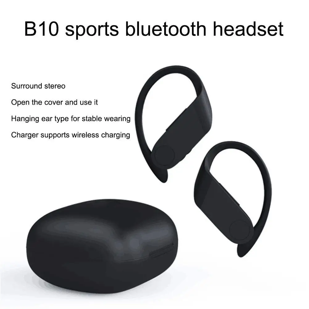Спортивные Беспроводные наушники B10 TWS стереонаушники Bluetooth 5 0 с шумоподавлением