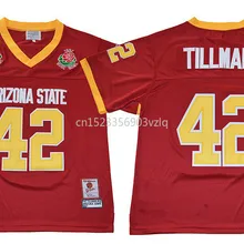 Новое поступление, высокое качество, NCAA Arizone State ASU Tillman#42 футболка колледжа, ограниченное количество, Джерси, S-XXXL