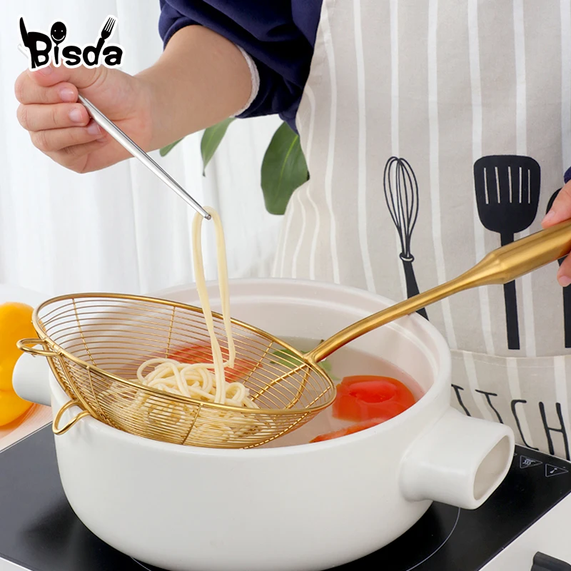 Ситечко для кухонной утвари 1 шт. ситечко ковш сито с овальной тонкой