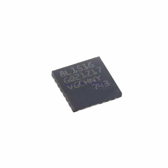 

Stm8l151 Mcu 8-Bit Stm8l Stm8 Cisc 32Kb Flash 2.5V/3.3V 28-Pin Ufqfpn T/R Ic Chip Stm8l151g6u6tr