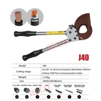 Manual Cable Cutting Tool Ratcheting Ratchet Cable Cutter J40 Cutting Rang Max 300mm2 1