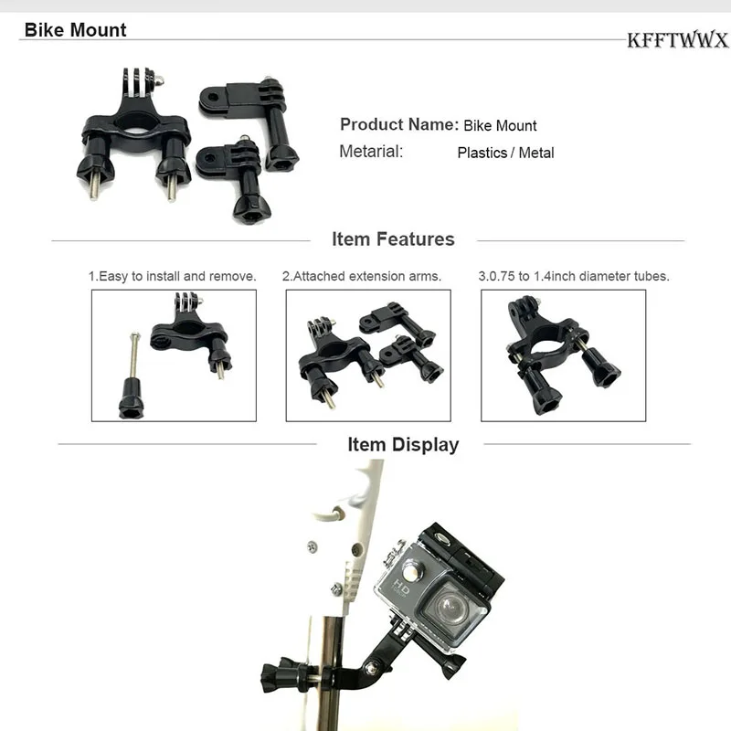gopro accessories -bike mount