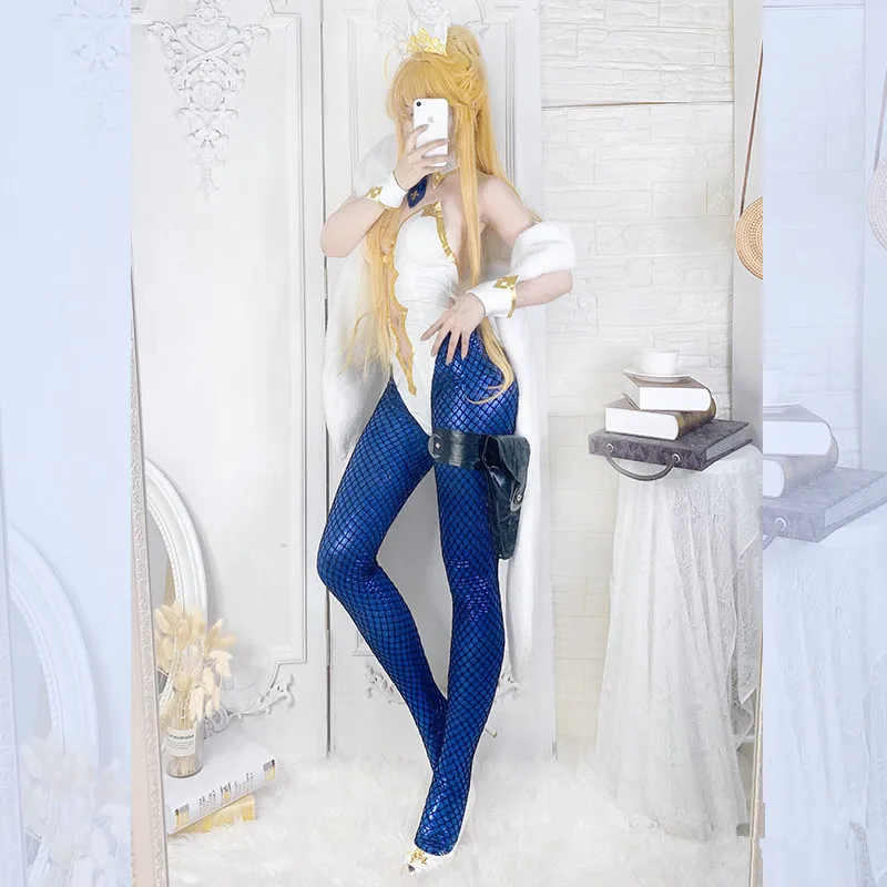 Игра Fate/большой заказ слуга меч линейка Косплей Костюм кролик девушка платье костюмы на Хэллоуин для женщин