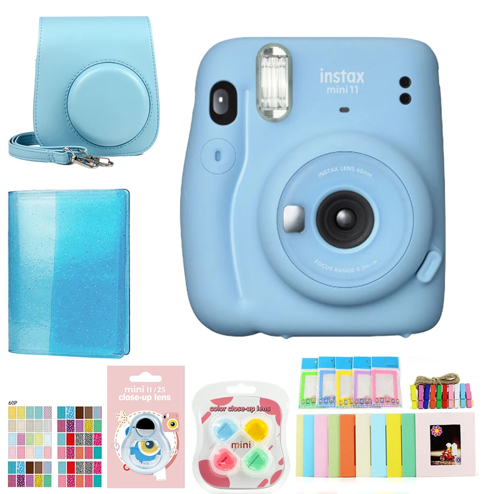 Original Fujifilm Fuji Instax Mini 9 Instant Film Photo Camera + 20 Sheets Fujifilm Instax Mini 8/9 Films