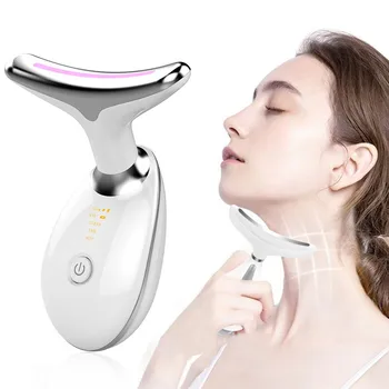 

Neck Beauty Device Face Lifting Massager 3 Colors LED Photon Therapy Skin Tightening Skin Care Tool Anti Aging Wrinkle Remover