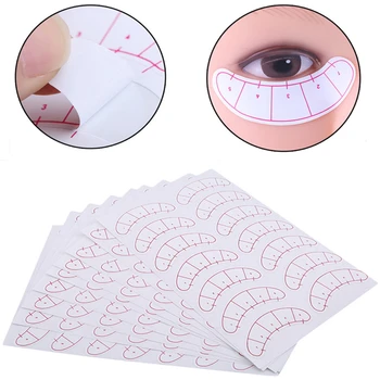 

10PCS / Pack Eyelash Extension Application Paper Patches Eyelash Under Eye Pads Individual Make Up Tool Eye Tips Sticker