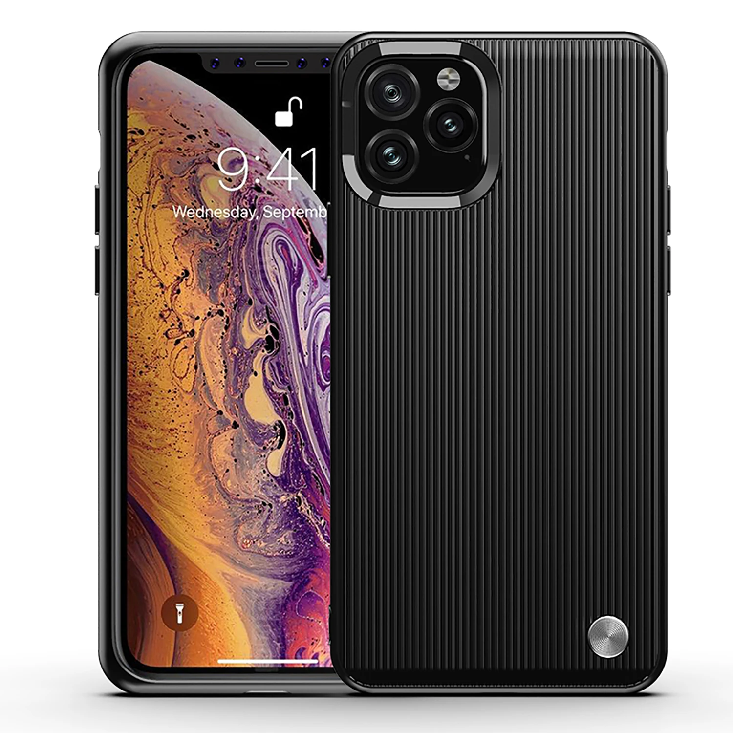 Чехол для iPhone Xi Max Xir из мягкого углеродного волокна 11Pro чехол противоударный